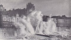 A Rough Sea at White Rock Hastings